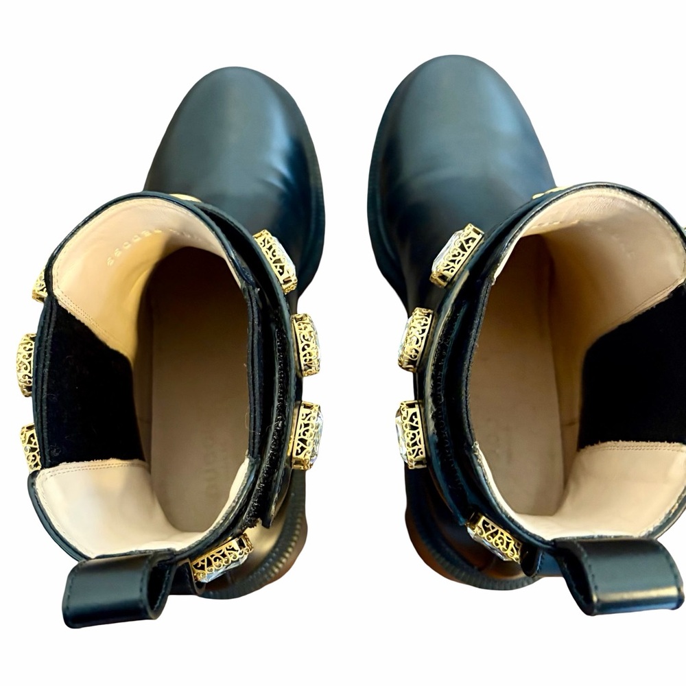 Gucci Crystal GG Trip Chelsea Ankle Boot - Picture 5 of 10